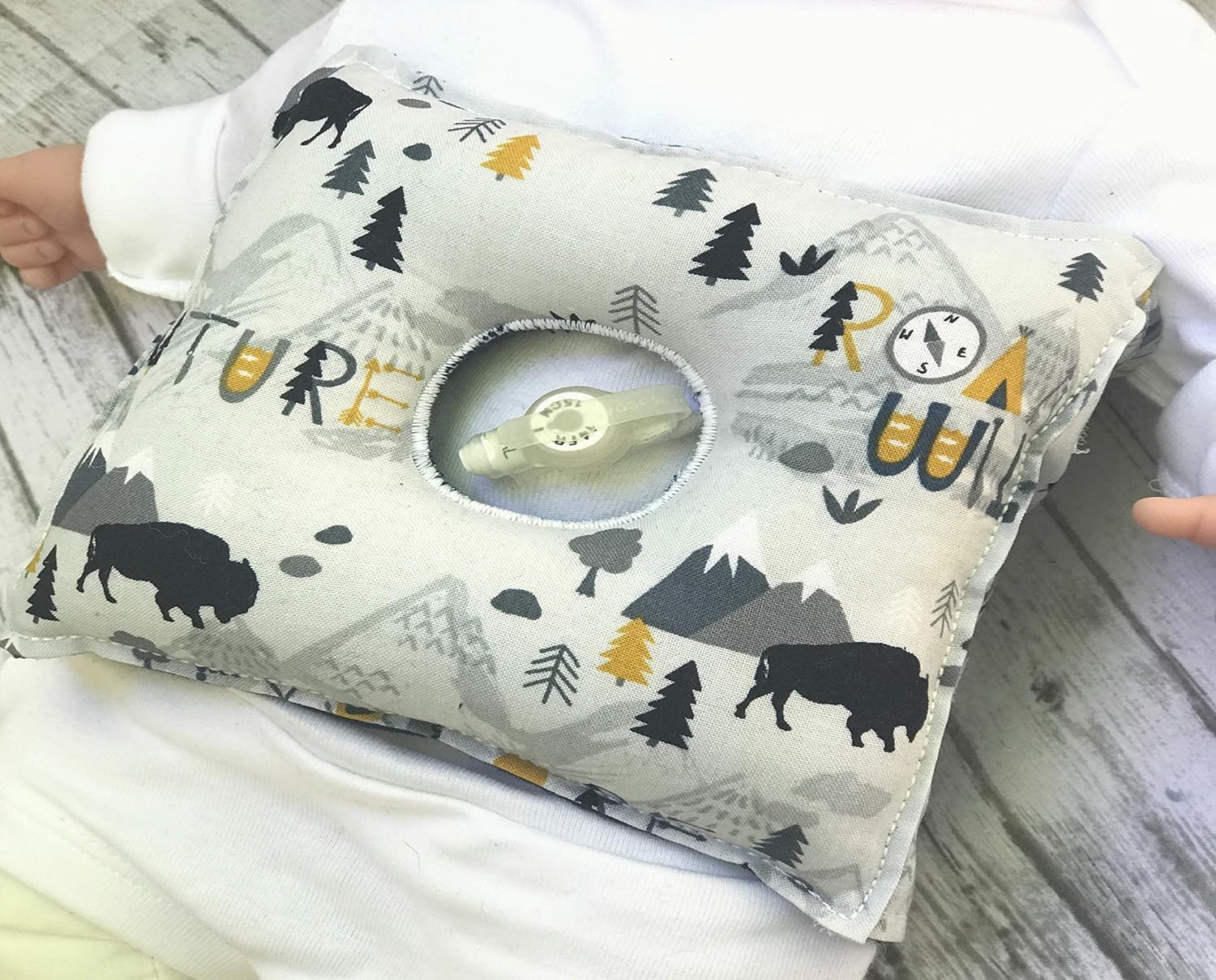 tummy time elephant pillow