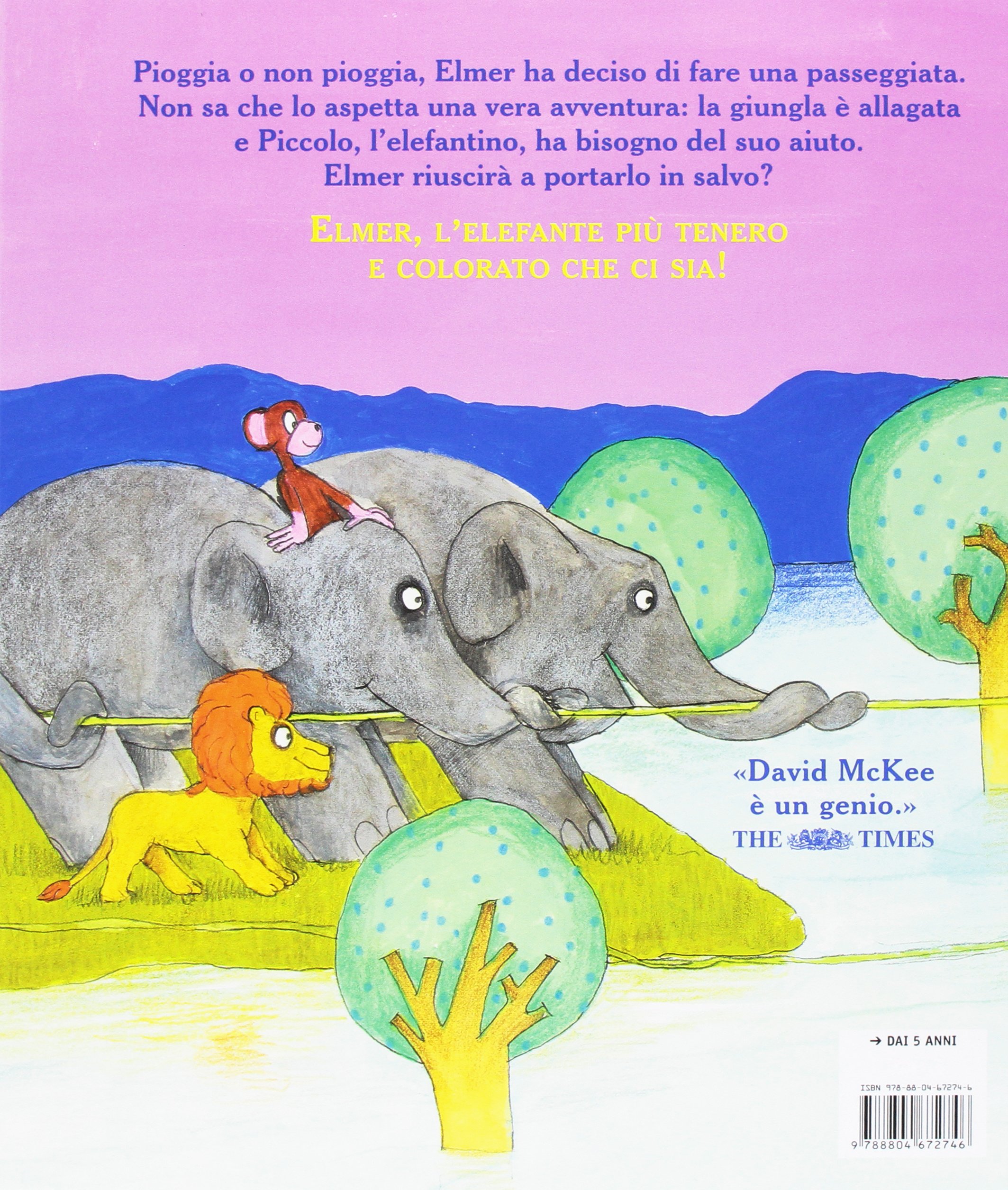 Amazon Elmer e l elefantino da salvare Ediz a colori David McKee A Macchetto Libri