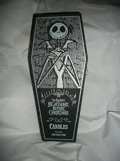 Amazon Com Nightmare Before Christmas Jack Sally And Zero Candles Home Kitchen