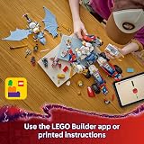 LEGO NINJAGO 4-in-1 Zane’s Ultra Combiner Mech 71834 includes 6 minifigures view 6