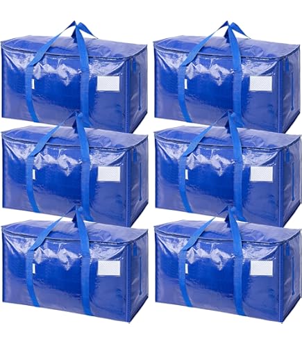 Storage Bags 66 Gallon Extra Large Pack Black XXL Heavy Duty