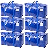 TICONN 6 Pack Extra Large Moving Bags with Zippers