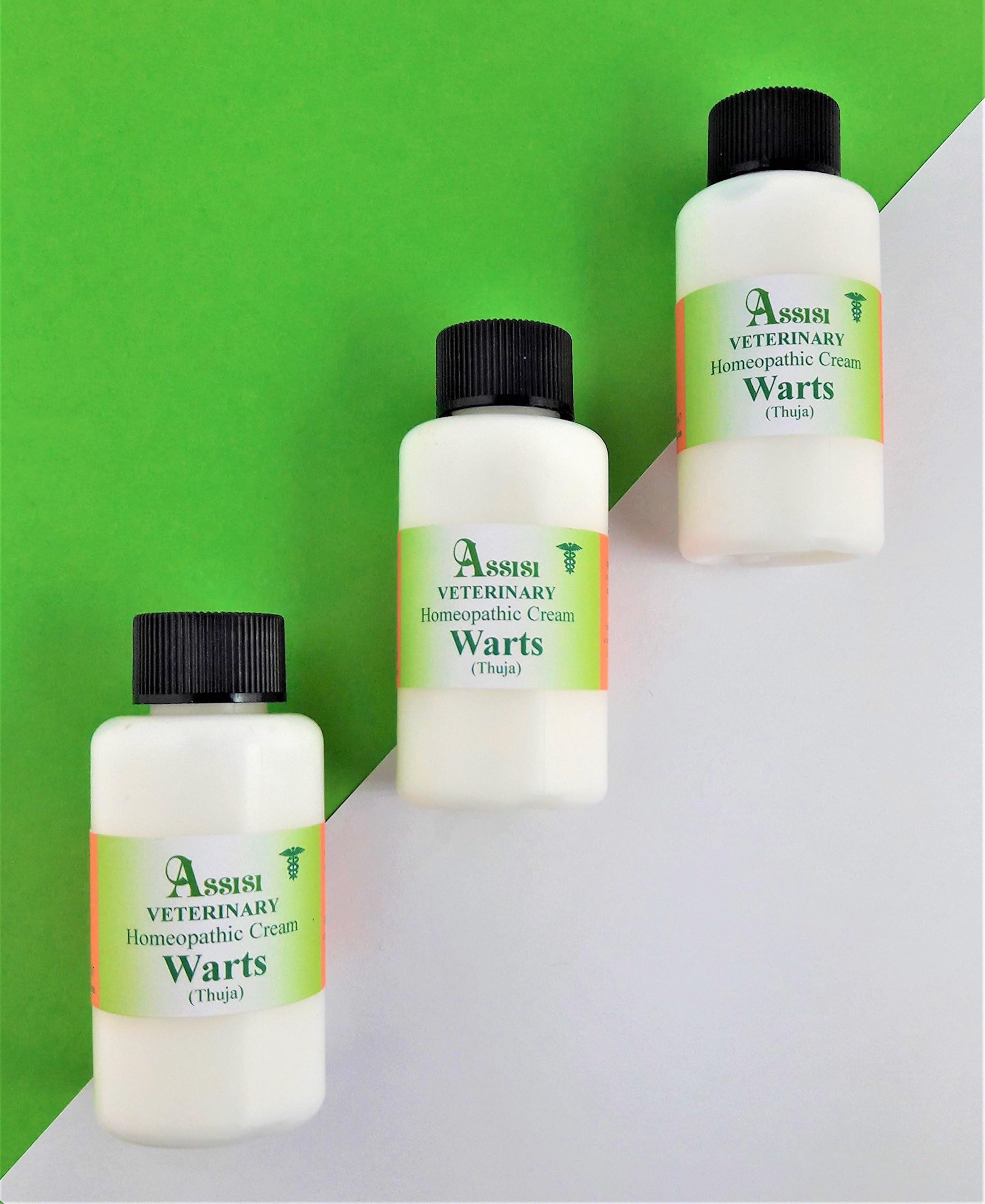 ASSISI VETERINARY Thuja Lotion Cream Triple Pack Horses Dogs Small Animals Warts Sarcoids 180ml