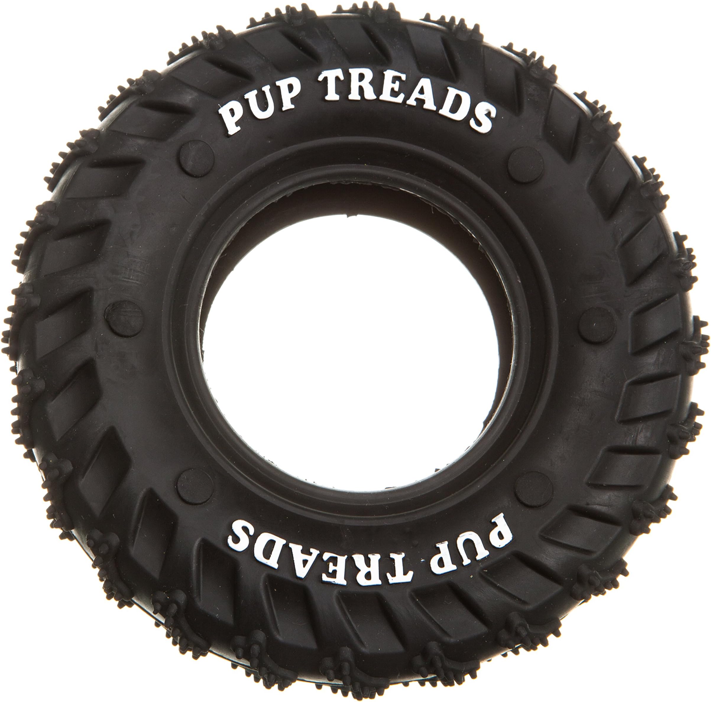 Tyker - Lonzo - Hard Wearing Rubber Tyre Dog Chew Toy - Black