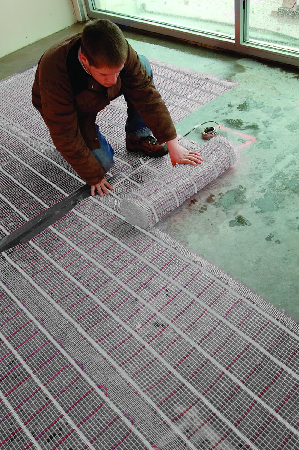 20 SF Electric Radiant Floor Heating Mat 2x10 120V Ceramic Tiles