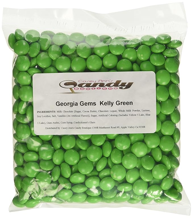 Green Milk Chocolate Gems 1 Pound Bag Grocery & Gourmet Food
