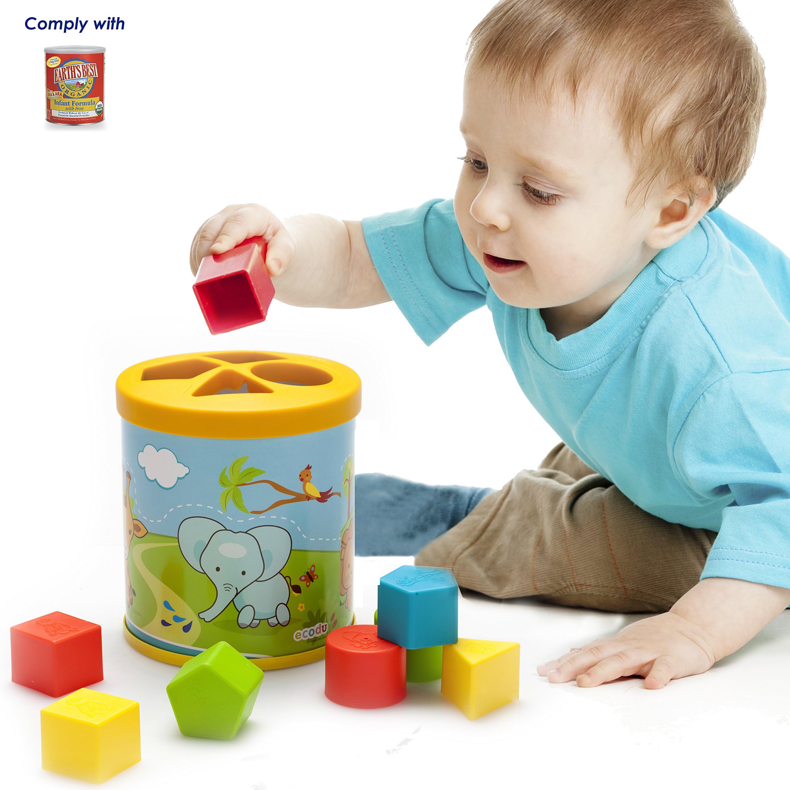 Ecodu Complementary Shape Sorter for Earth's Best Infant Formula, 23.2 Ounce