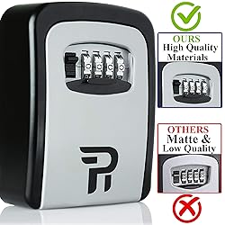 Key Lock Box for Outside - Rudy Run Wall Mount