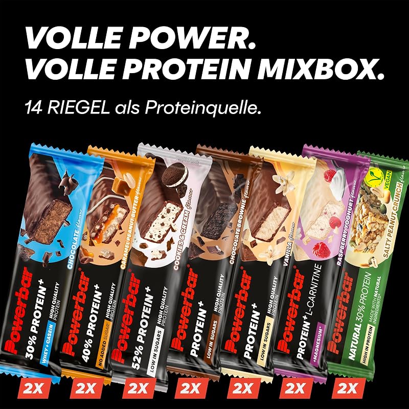 - Protein Multiflavour Box - 14 Powerbar Riegel