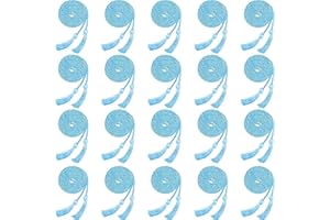 Trounistro 20 Pack Graduation Cords Yarn Honor Cords with Tassel for College Graduation Students (Sky Blue)