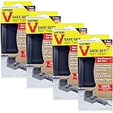 Victor M147 Safe-Set Rat 4 Pack, 4 Traps, Black