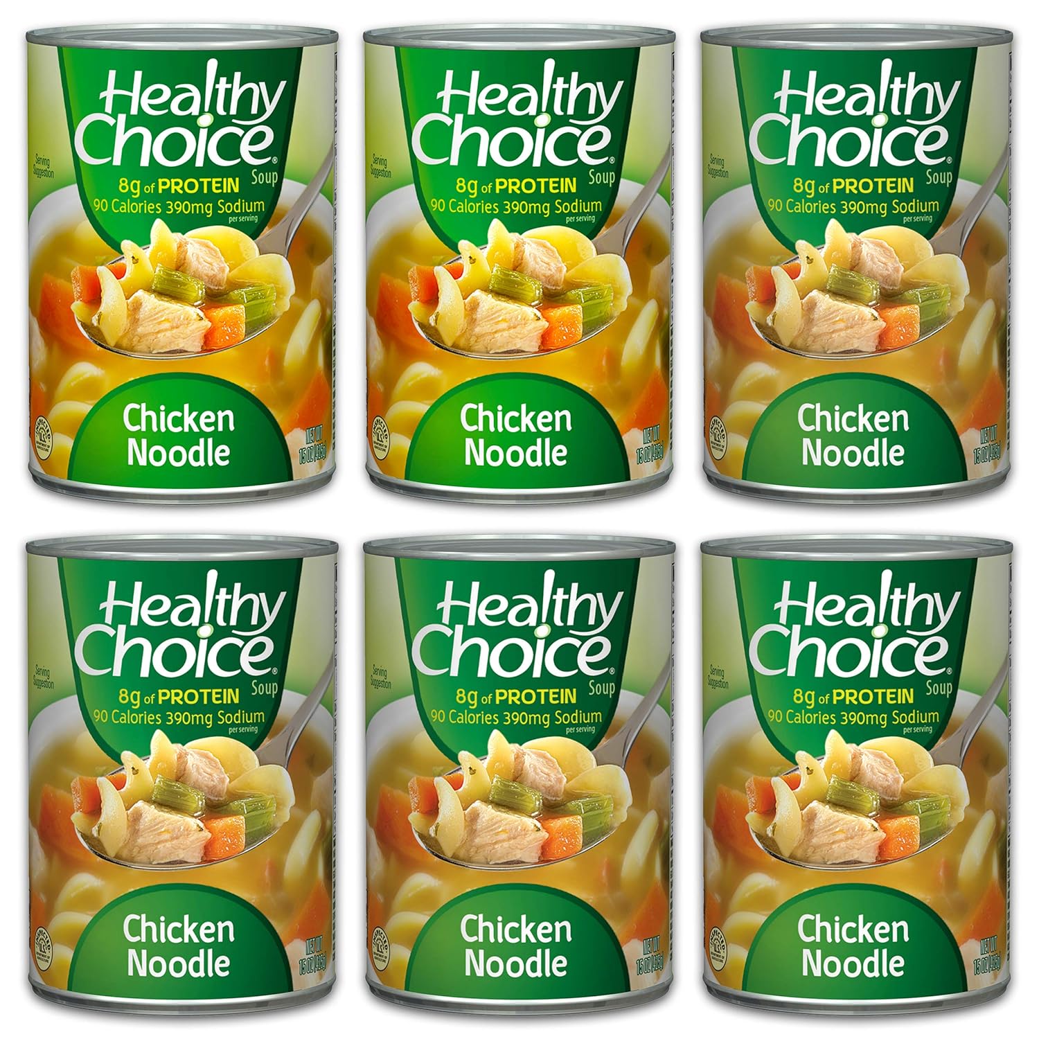 Healthy Choice Chicken Noodle Soup 15 oz pack of 6