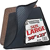 iPrimio Large Cat Litter Trapper Mat with Exclusive Urine/Waterproof Layer - Cat Litter Mat - Larger Holes with Urine Puppy P