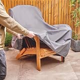 VonHaus Waterproof Garden Chair Cover 420D Oxford H90xW70xD88cm view 5