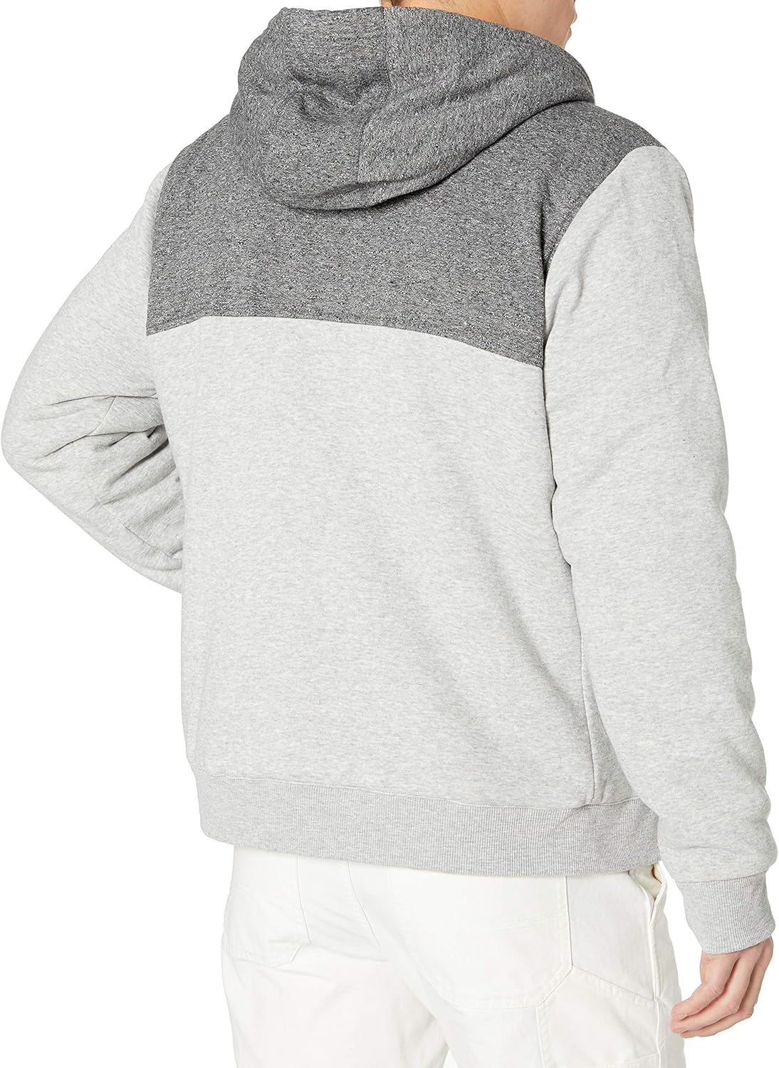 O'NEILL Men's Sherpa Lined Full Zip Hooded Fleece Sweatshirt Jacket: Clothing