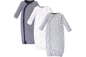 Touched by Nature Unisex Baby Organic Cotton Kimono Gowns