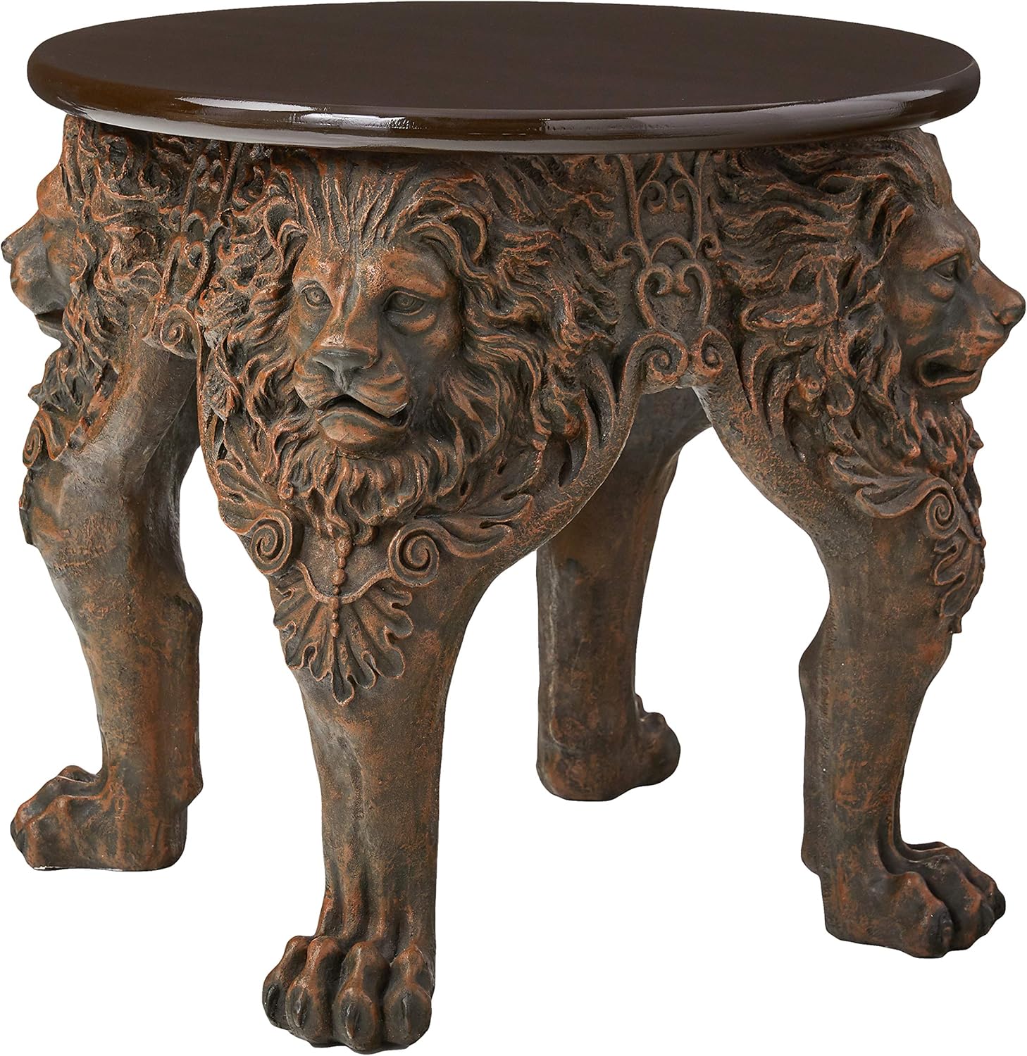 Design Toscano Lord Raffles Lion Leg End Table