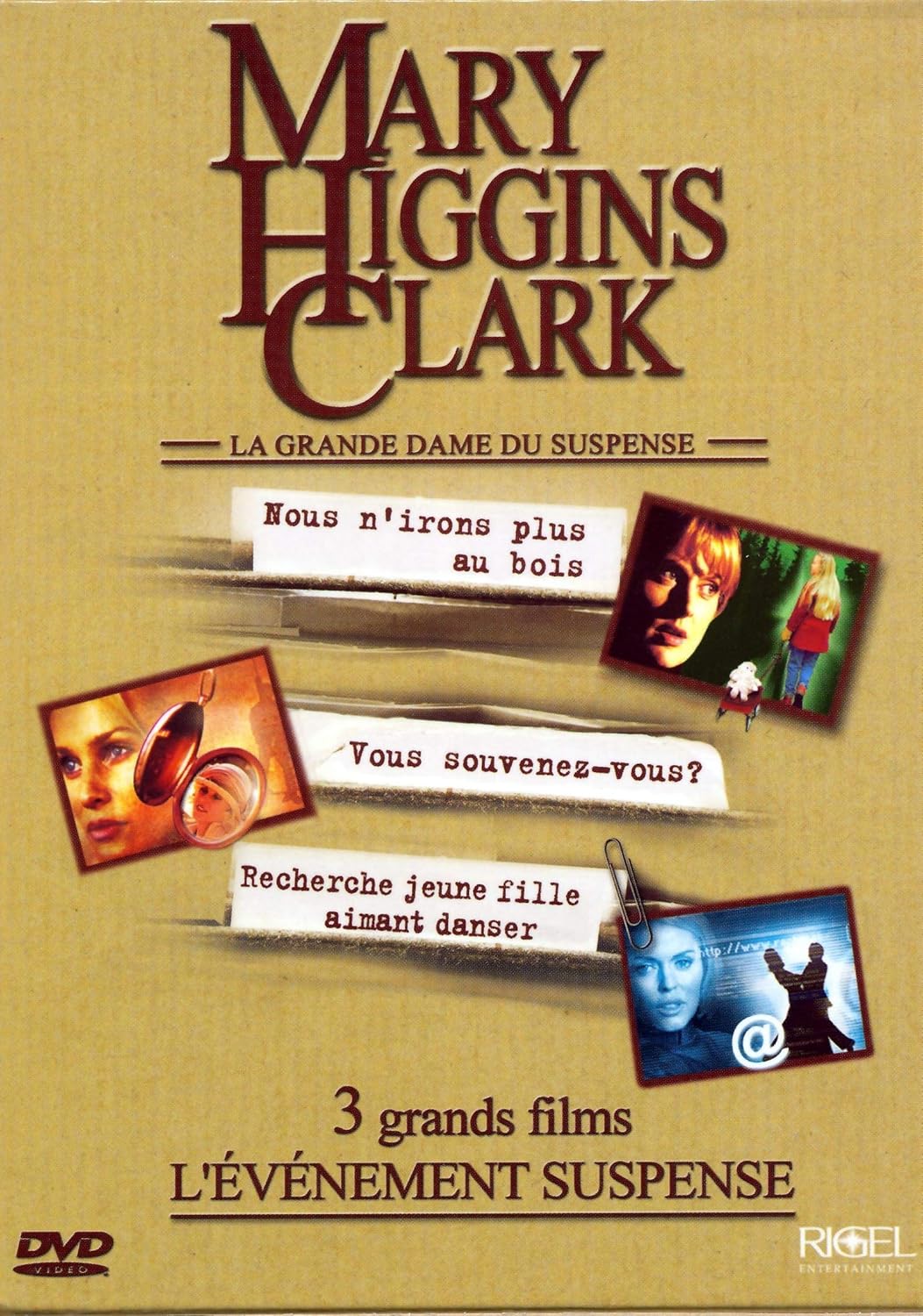 Mary Higgins Clark Recherche Jeune Femme Aimant Danser Coffret Mary Higgins Clark 3 DVD : nous n'irons plus au bois / Vous