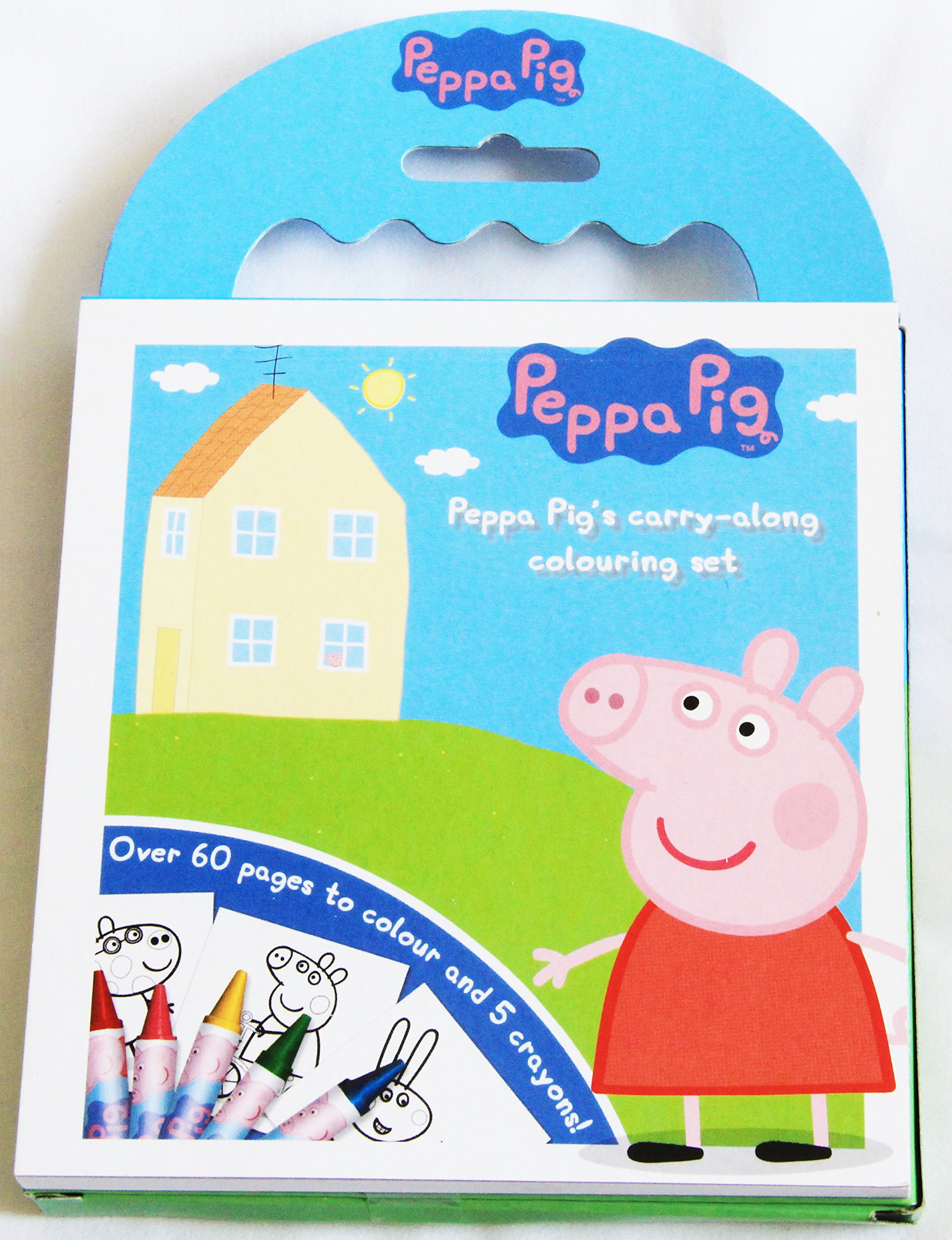Download Peppa Pig Carry Along 60 Page Colouring Book Set With Crayons And Carry Handle Buy Online In Angola At Angola Desertcart Com Productid 48705934