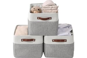 DECOMOMO Storage Bins | Fabric Storage Basket for Shelves for Organizing Closet Shelf Nursery Toy | Decorative Large Linen Cl