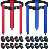 Hilhook Flag Football Belts, 2/10/20 Sets of Adjustable Flag Football Set with Flags for Kids Youth and Adults Training