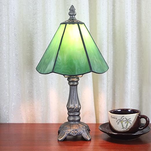 green tiffany table lamps