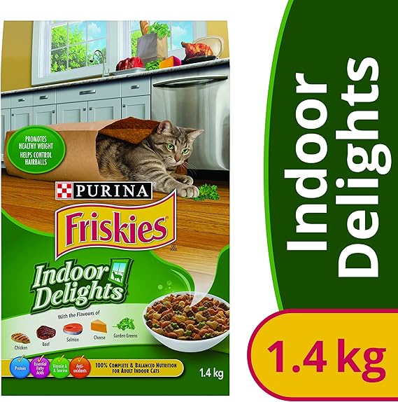 Friskies Indoor Delights Dry Cat Food 1.4 kg Bag Amazon.ca Pet Supplies