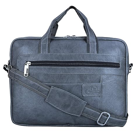 leather office bags for mens amazon
