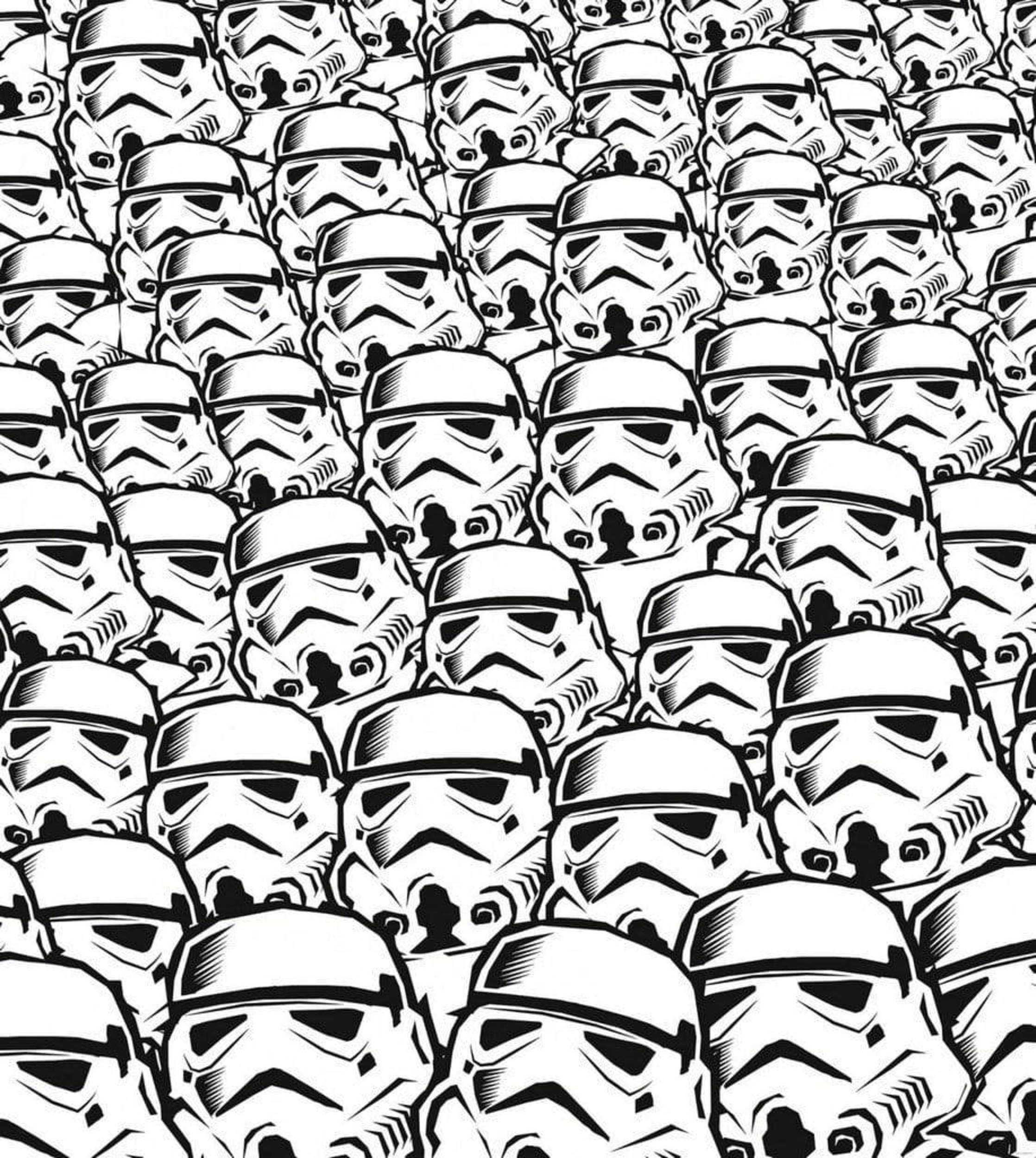 Komar Star Wars IADX5-015 Non-Woven Photo Wallpaper Star Wars Stormtrooper Swarm Size: 250 x 280 cm (Width x Height)