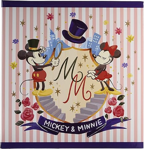 Amazon ナカバヤシ ディズニーキャラクター Lサイズ フヤスアルバム ビス式 白台紙10枚 A Lf 1001 ミッキー ミニー 文房具 オフィス用品 文房具 オフィス用品