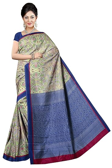 Winza Designer Womens Malgudi Silk Saree With Blouse (MLGDS-10002)