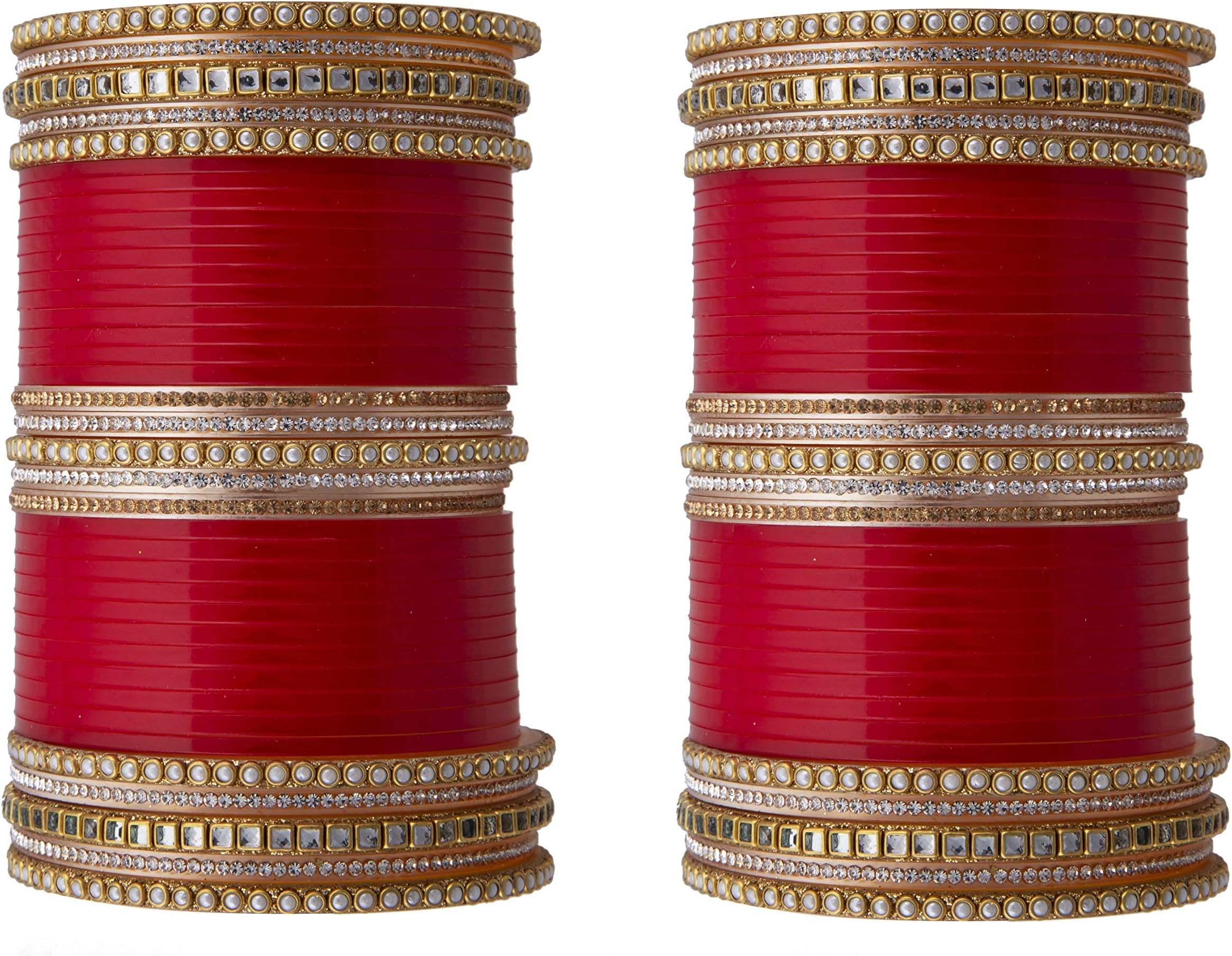 Chinar Jewels Acrylic Chuda Bangles Set for Girls
