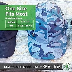 Gaiam Women's Running Hat - Classic Fitness White