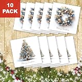 Absolutely Yours Charity Christmas Cards Pack of 10 150x150mm Ecofriendly UK view 5
