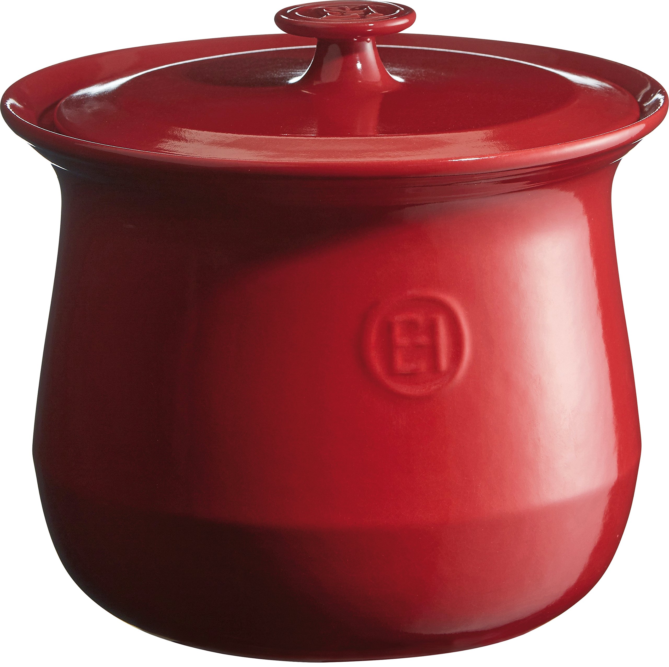 Emile Henry 345580 France Flame Cookware Soup Pot, 4.2 quart, Burgundy
