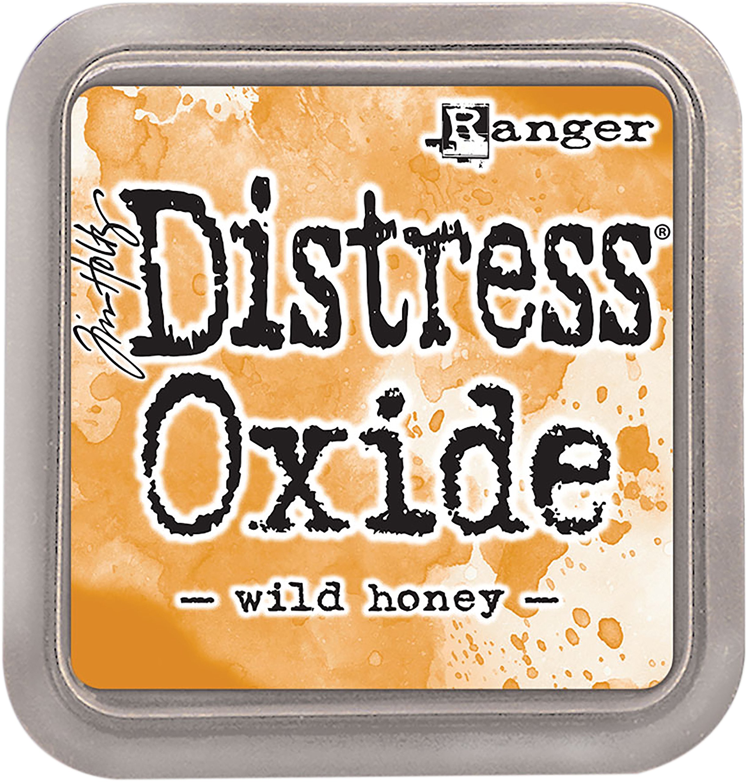 Ranger Tim Holtz Distress Oxide Pad Wild Honey, TDO56348,Yellow,7.5 x 7.5 x 1.9 cm