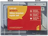 Amtech S6235 Bracket Repair Set with Assorted Angle & Flat Brackets 180pc view 2