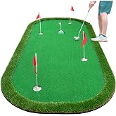 Wekin Golf Putting Green Training Mat,5x10ft Heavy Duty Artificial Turf Mat | Indoor and Outdoor Putting Green Mat for Party Game and Leisure Time
