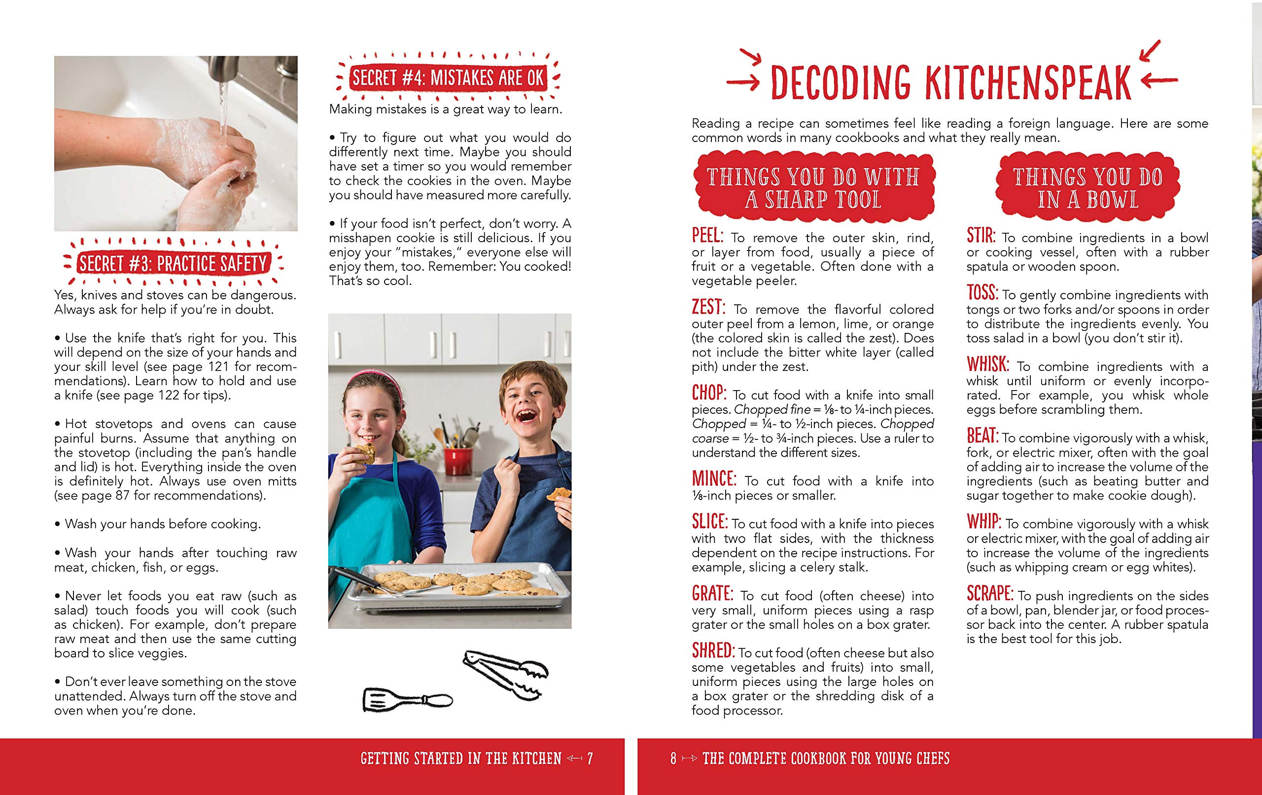 The Complete Cookbook for Young Chefs: 100+ Recipes that You'll Love to Cook and Eat The Complete Cookbook for Young Chefs: 100+ Recipes that You'll Love to Cook and Eat Hardcover Kindle Spiral-bound