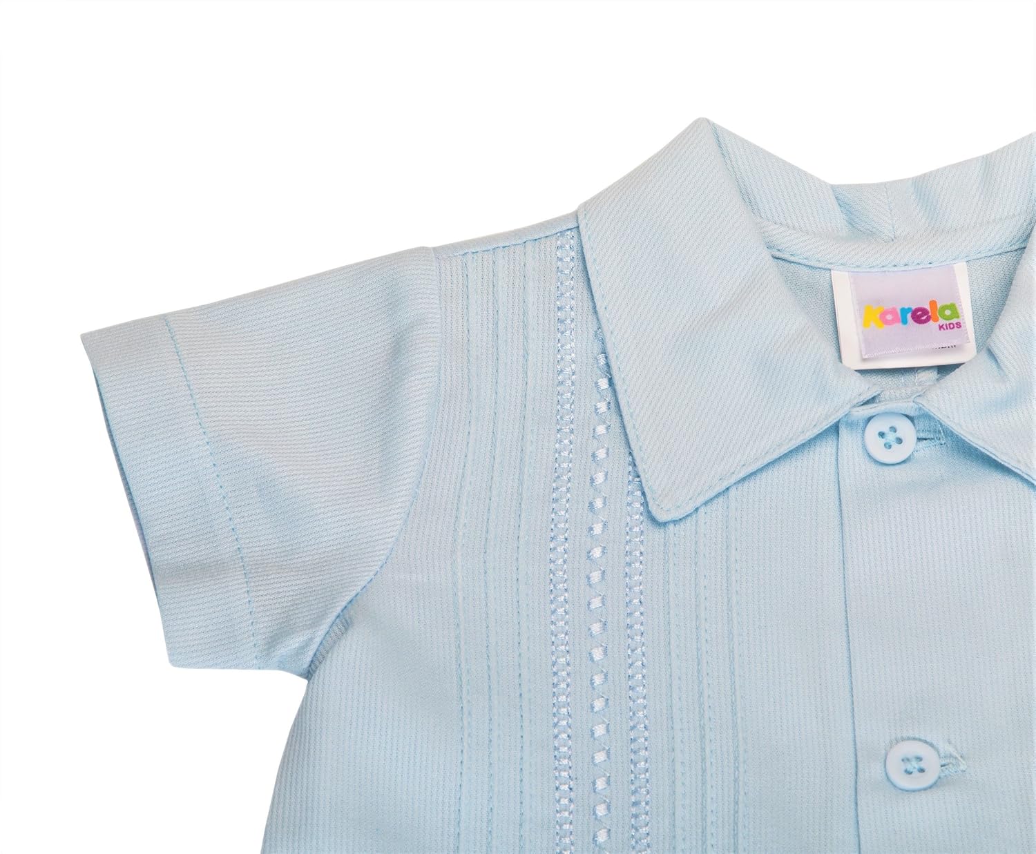baby guayabera romper