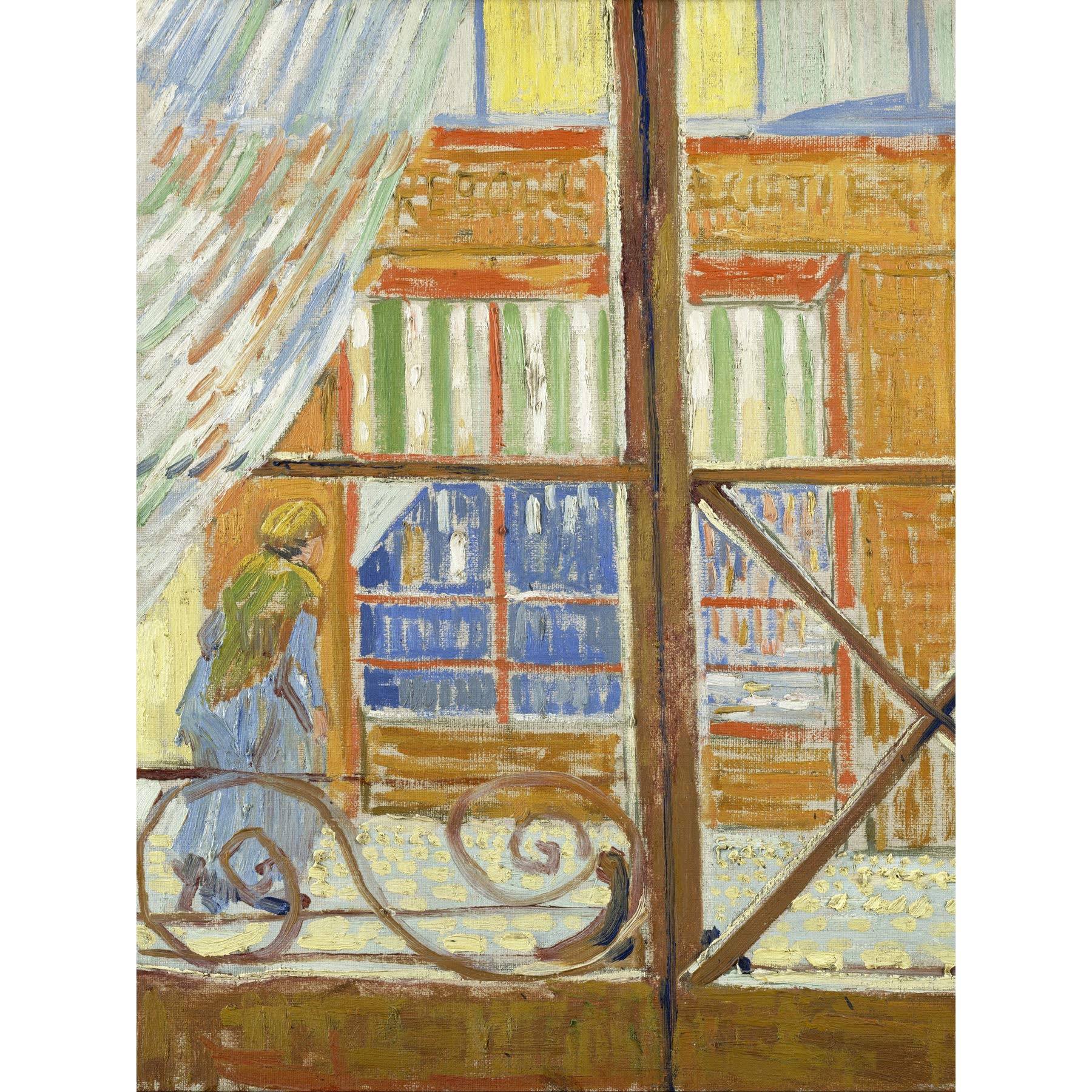 Vincent Van Gogh View Of A Butchers Shop Large Wall Art Print Canvas Premium Poster Mural