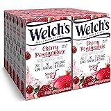 Welch's Singles To Go Water Drink Mix - Cherry Promegranate Powder Sticks (12 Boxes with 6 Packets Each - 72 Total Servings)
