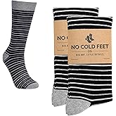 No Cold Feet Men’s Neutral Dress Socks – Classic Soft Crew Dress Socks, All-Day Comfort for Work, Business or Weddings