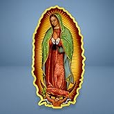 Virgin Mary Sticker – Christian Vinyl Decal | Religious Virgen de Guadalupe Saint Mother Mary Stickers for Car Bumper, Laptop & Water Bottles (Choose Your Size) (6.0"x3.0")