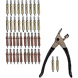 20 Each C1/8 & C3/16 Cleco Fasteners (Made in USA) W/Cleco Pliers