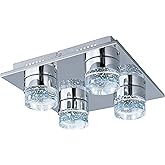 ET2 Fizz IV-30W 4 LED Flush Mount in Mediterranean style-13 Inches Wide by 13 inches high