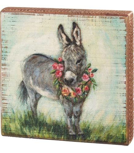Primitives By Kathy Cartello In Legno Umoristico Per Animali – Scritta "It's Like I'm Constantly Brushing People Hair Off My Bed"