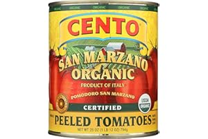 Cento Foods, Organic San Marzano Peeled Tomatoes, 28 Ounce