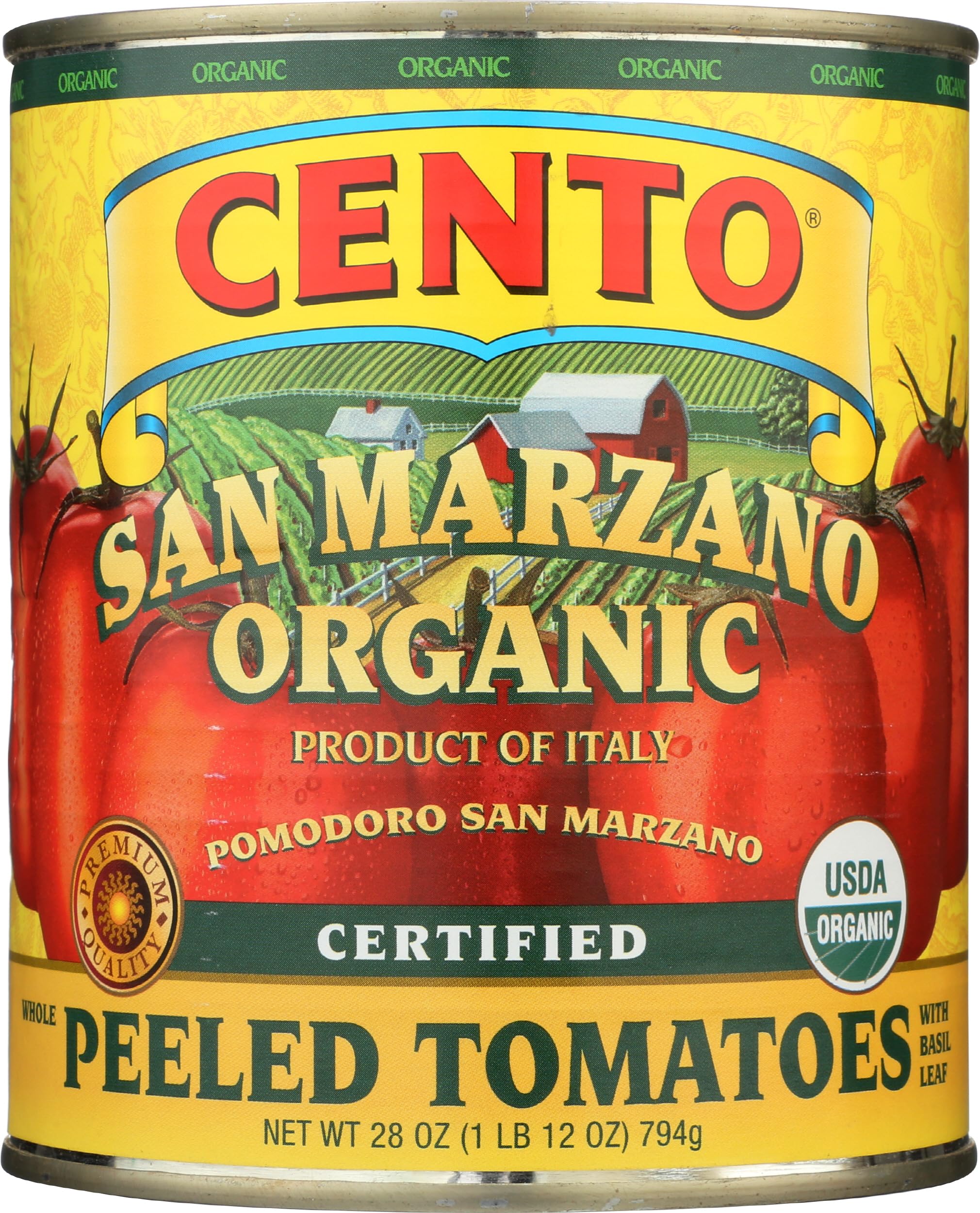 Photo 1 of 12 PACK Cento Foods, Organic San Marzano Peeled Tomatoes, 28 Ounce  EXP 08/2025