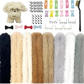 16 Pieces Pipe Cleaners Craft Thick Fur, 39.37 Inch Jumbo Fur Halloween Crafts Supplies Chenille Stems Kit 8 Colors Large Long Fluffy Pipe Cleaners DIY Projects and Craft Supplies Decorations